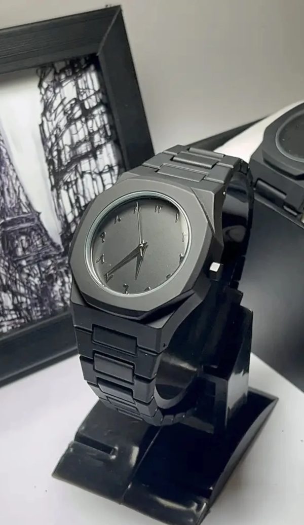 Full BLACK AURA Quartz Watch