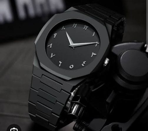 Full BLACK AURA Quartz Watch